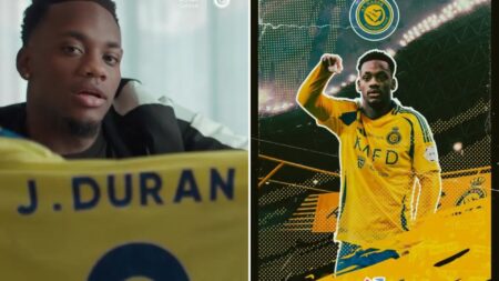 Aston Villa confirm Jhon Duran’s £64million transfer to Cristiano Ronaldo’s Al Nassr with blunt 58-word statement