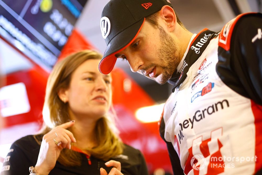 Laura Müller and Esteban Ocon