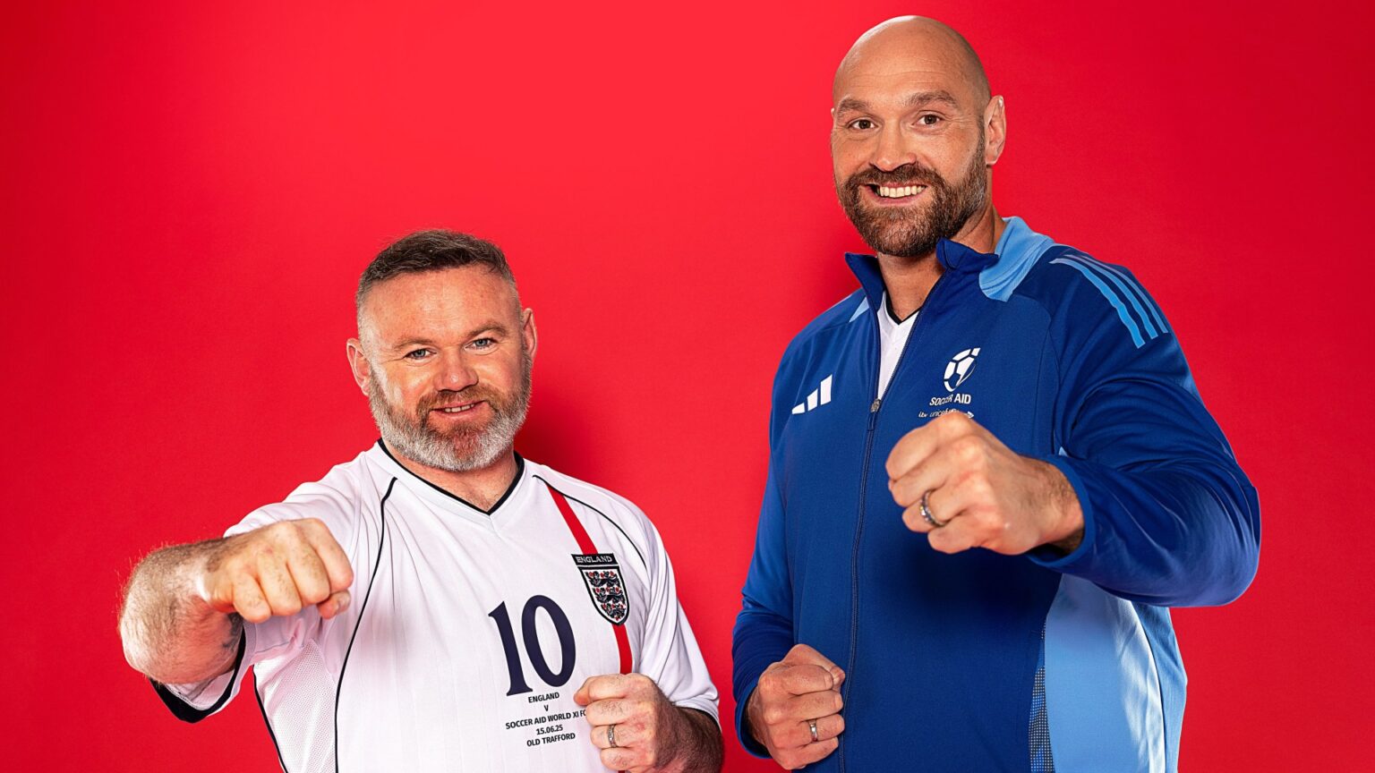 Soccer Aid 2025: CONFIRMED line-ups so far as Tyson Fury makes charity match debut and Wayne Rooney leads England