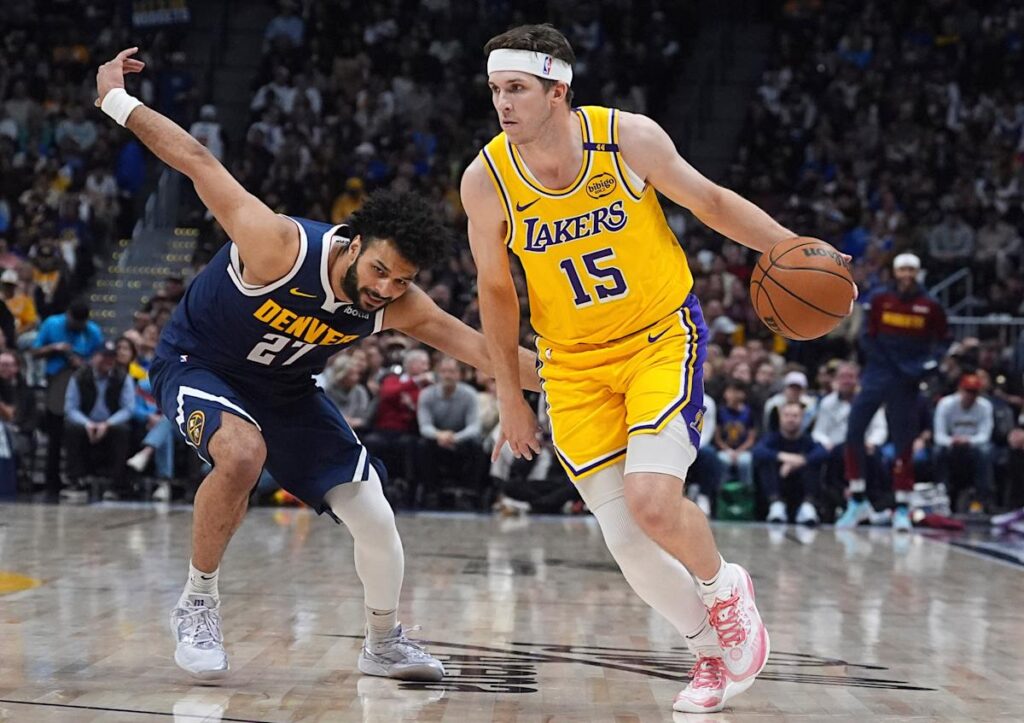 With 4 starters out, Lakers lose fourth straight in heartbreaker vs. Nuggets