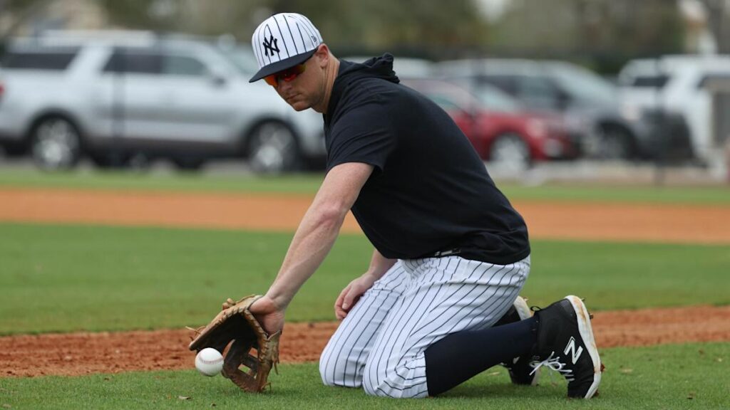 Yankees 3B DJ LeMahieu injures calf in spring training debut