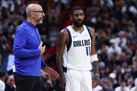 Jason Kidd blasts idea that NBA’s biggest minutes workload contributed to Kyrie Irving’s ACL tear