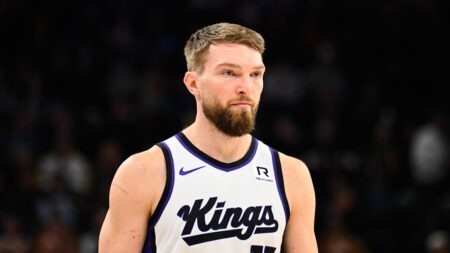 Kings’ center Domantas Sabonis out with hamstring strain, to be re-evaluated in one week