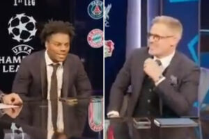 ‘Nobody knows’ – Jamie Carragher exposes iShowSpeed’s ‘real name’ on live TV during Champions League coverage