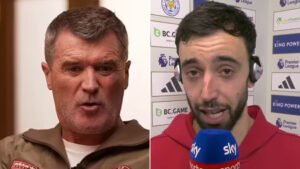 ‘It’s not nice’ – Bruno Fernandes responds to Roy Keane’s scathing criticism of Man Utd captain live on Sky Sports