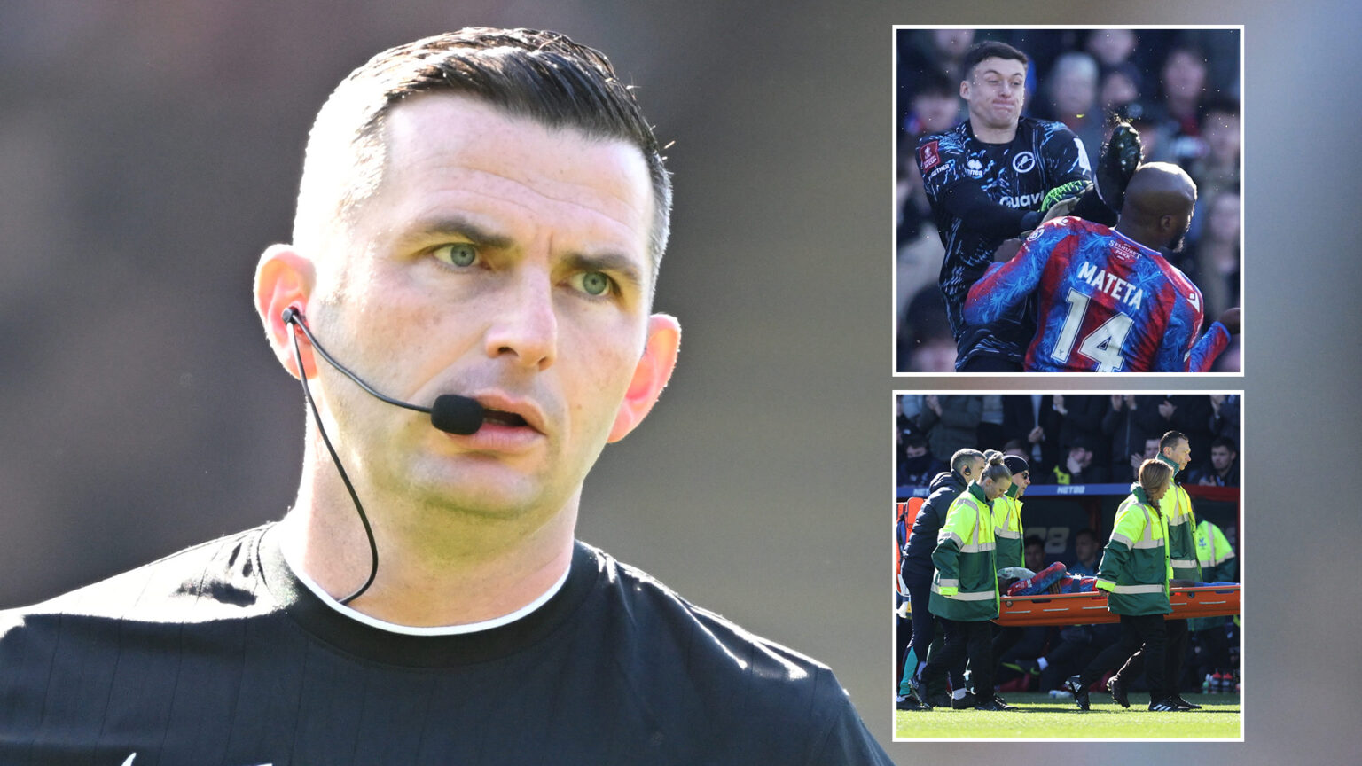 Michael Oliver NOT given Premier League game after horror blunder to not send off Millwall star for brutal kung-fu kick