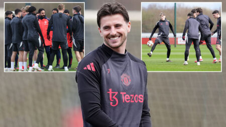 Mason Mount returns to Man Utd training after THREE MONTHS out but Ruben Amorim facing another selection crisis