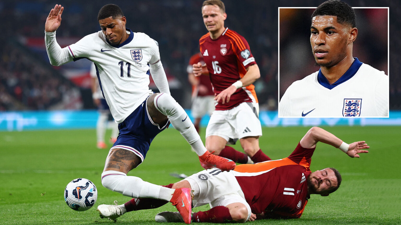 If the World Cup started today Marcus Rashford wouldn’t be in the XI – latest England performance sums up his struggles