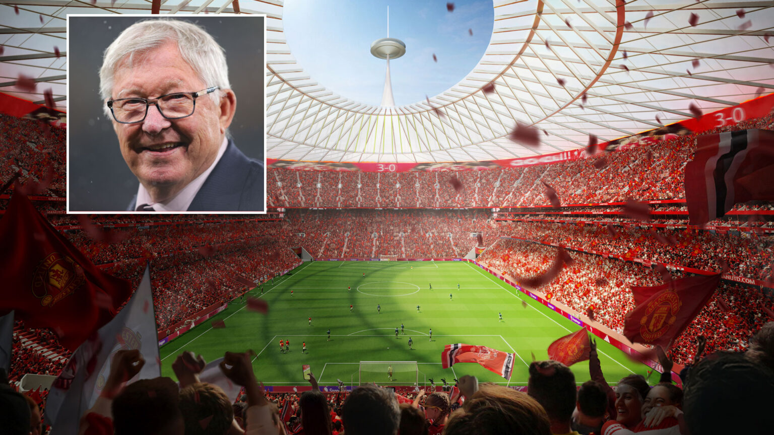 ‘Old Trafford holds so many special memories’ – Sir Alex Ferguson breaks silence on Man Utd’s £2bn 100,000-seat stadium