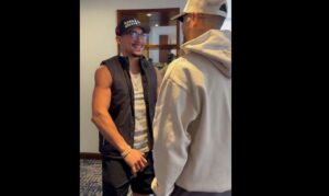 ‘You Look Like a Little B***’: Teofimo Lopez and Arnold Barboza Jr. Trade Barbs in Explosive Pre-Fight Confrontation