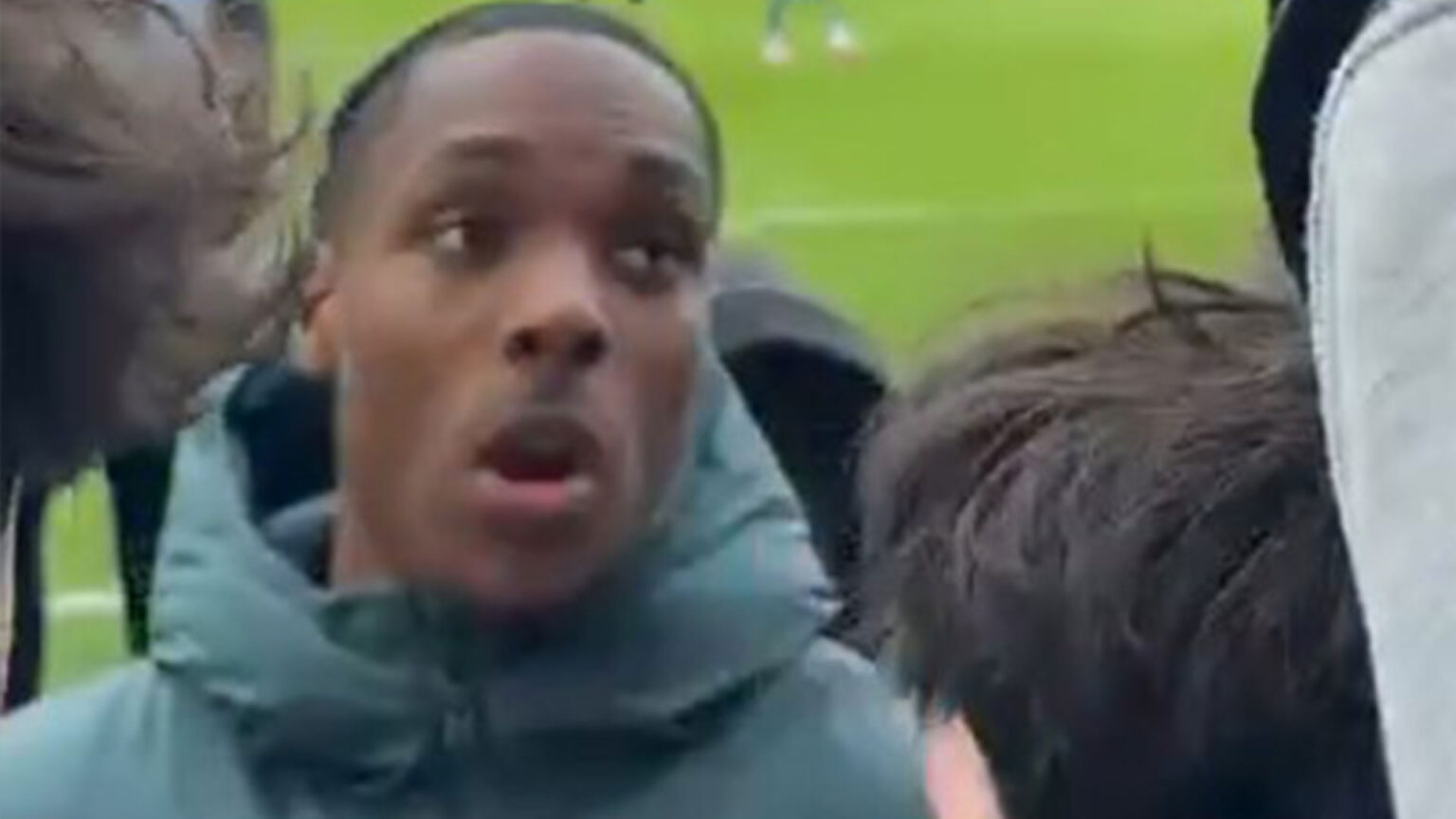 ‘We need to be together’ – Mathys Tel confronts raging Tottenham fans in away end after sucker-punch loss at Fulham