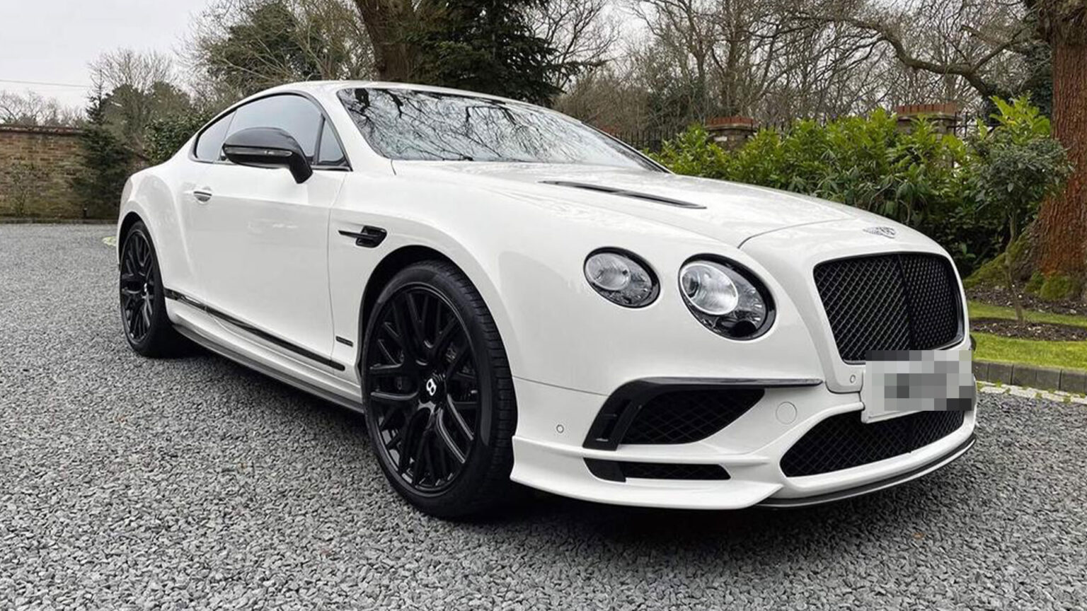 England star’s limited edition Bentley Continental could be yours for £70,000 and is one of only 710 ever produced