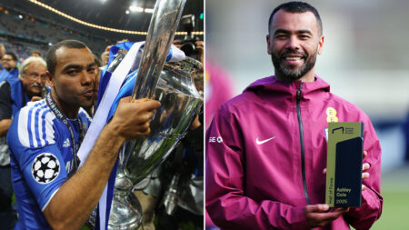 ‘My daughter thought I was a referee’ says England legend Ashley Cole as he’s inducted into football Hall of Fame