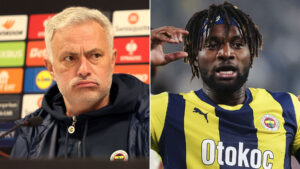 ‘He’ll get tired on the stairs’ – Jose Mourinho in staggering jibe at Saint-Maximin’s weight after Fenerbahce star’s dig