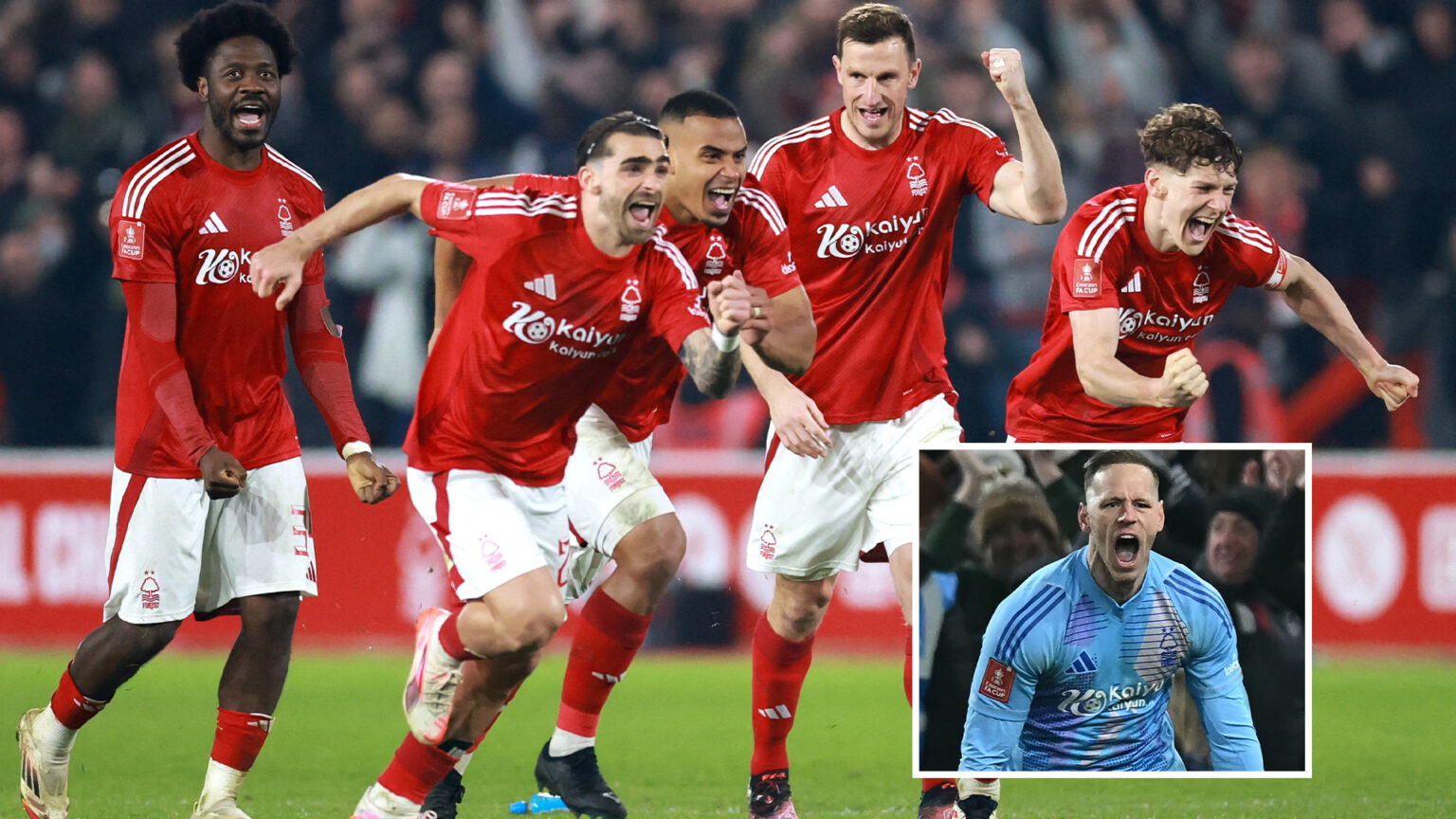 Nottingham Forest 1 Ipswich 1 (5-4 pens): Sels the hero in shootout to set up FA Cup quarter-final with Brighton