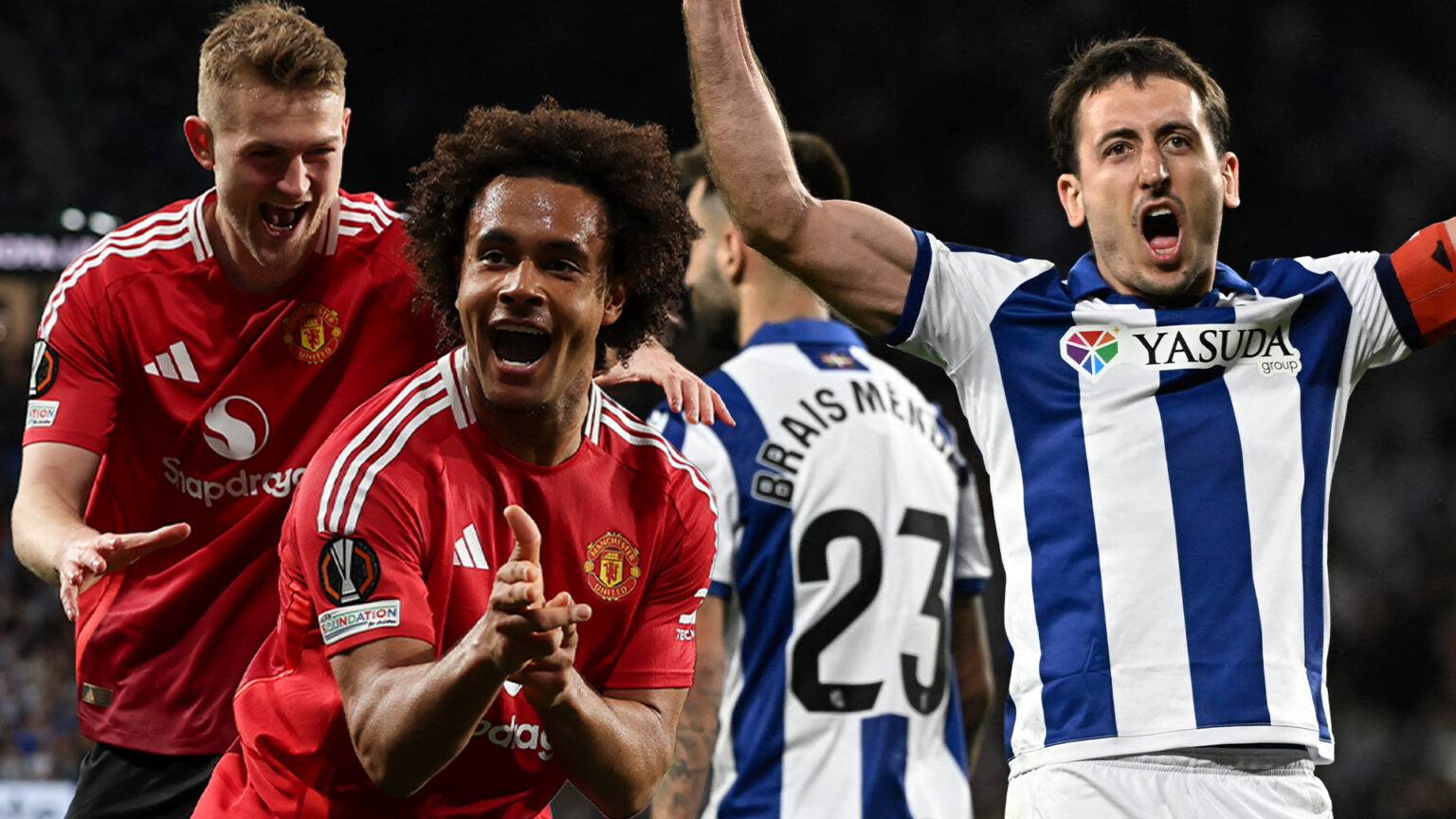 Real Sociedad 1 Man Utd 1: Controversial VAR penalty cancels out Zirkzee opener as Amorim rues chances to put tie to bed