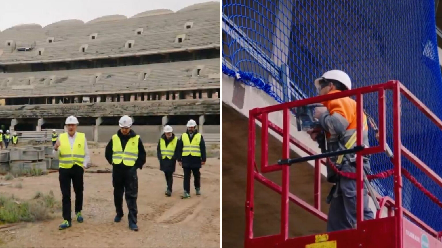 Ex-Champions League finalists release new video as work restarts on 70,000-seater ‘world’s best stadium’ after 16 years