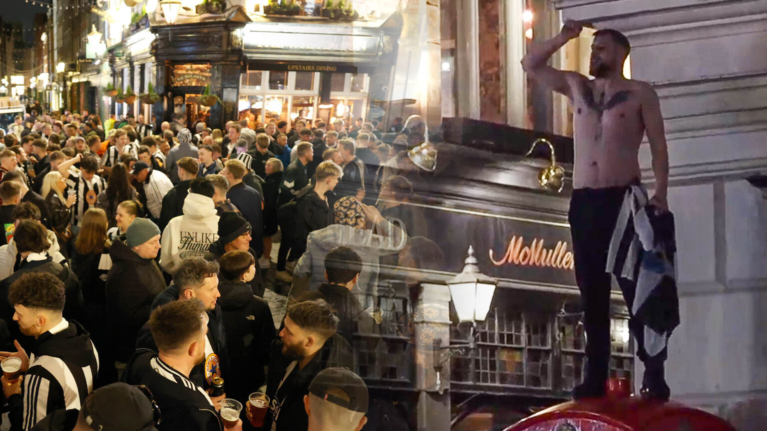 Newcastle fans take over Covent Garden for second night in wild celebrations after first domestic trophy in 70 years