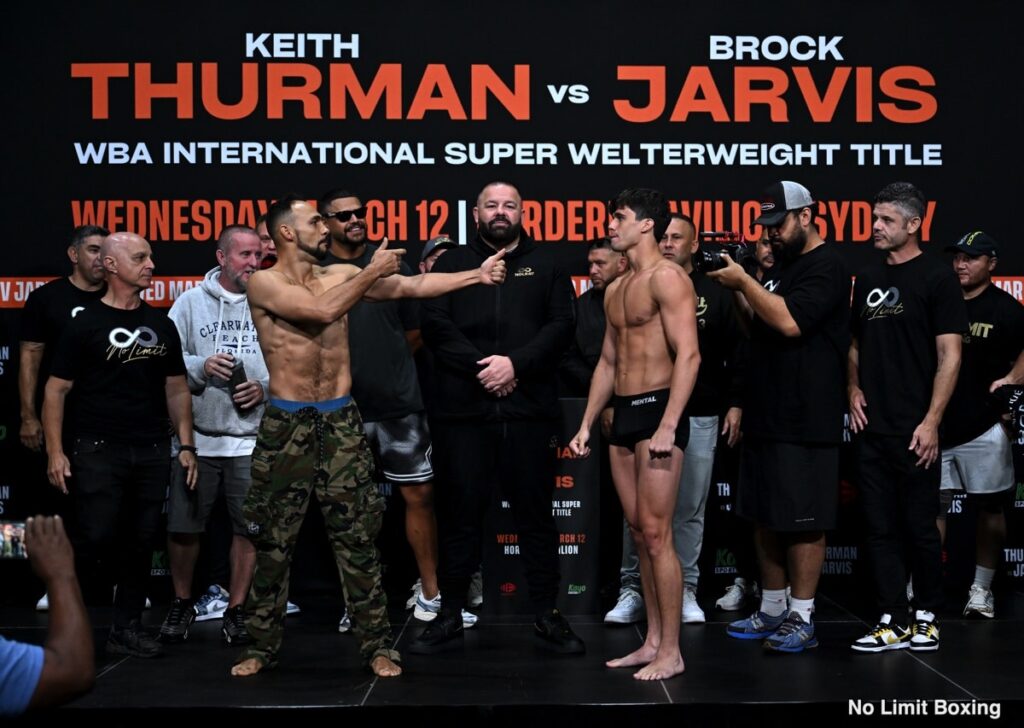 Today’s Live Results: Thurman vs. Jarvis from Australia