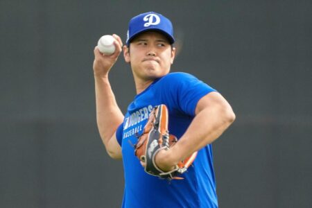 Dodgers pause Shohei Ohtani’s pitching rehab, putting potential May return into question