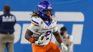 Ashton Jeanty predicted to go early in first round of NFL Draft to rising AFC team