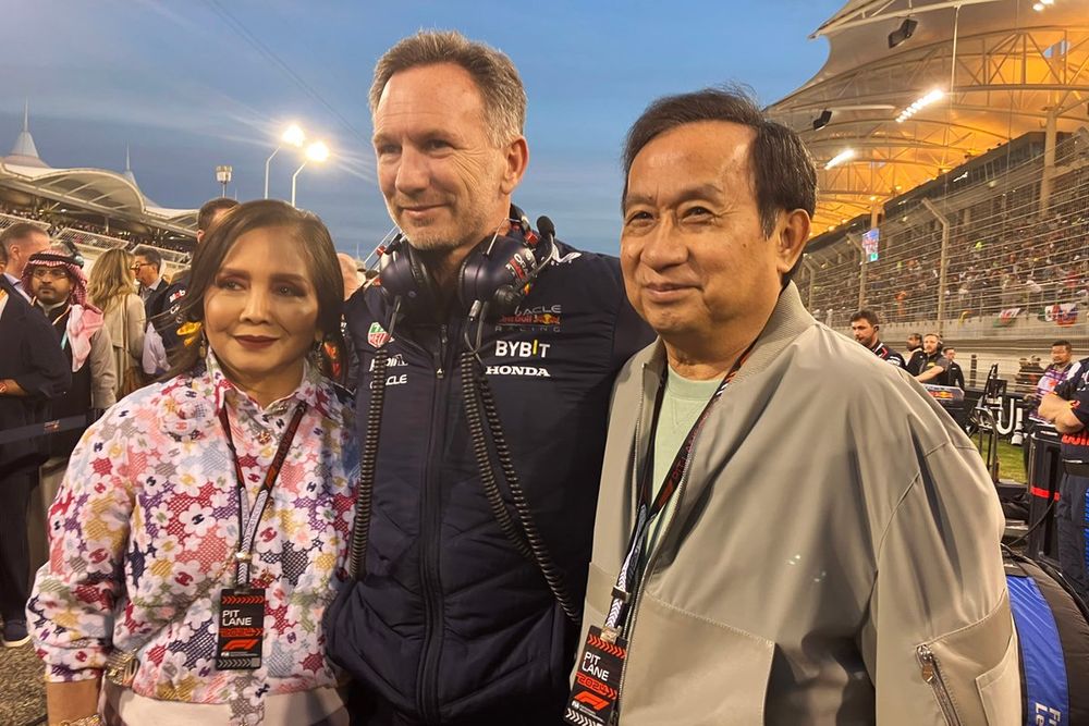 Businessman Chalerm Yoovidhya, Christian Horner, Team Principal, Red Bull Racing