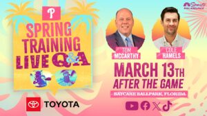 Join Cole Hamels and Tom McCarthy for Phillies Spring Training Live Q&A!