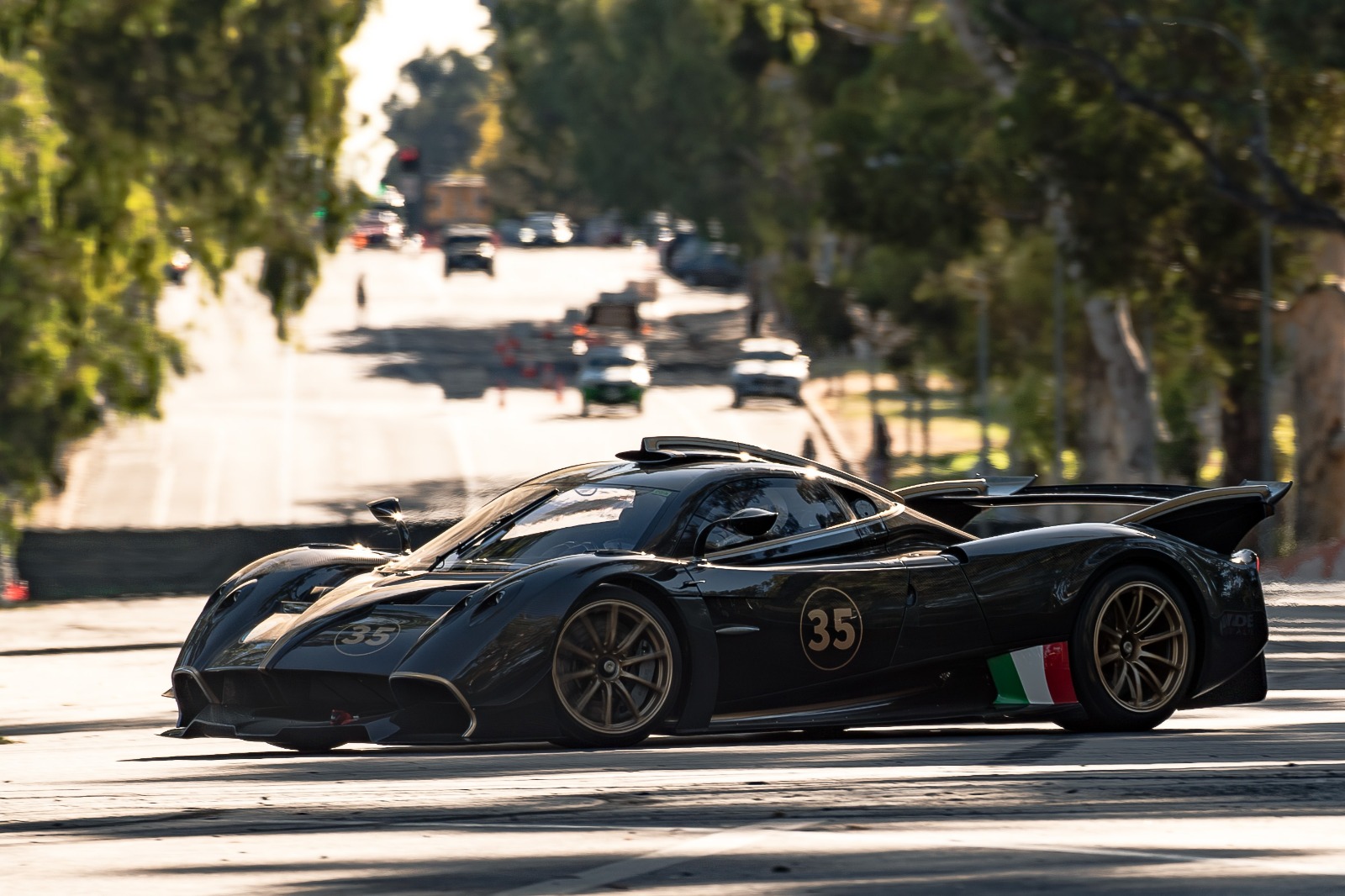 Supercars legend Lowndes topped the timed shootout in Pagani