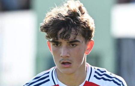 ‘Looking forward to him joining Man Utd’ – Cheeky fans taunt Arsenal as 15-year-old is promoted to first-team training