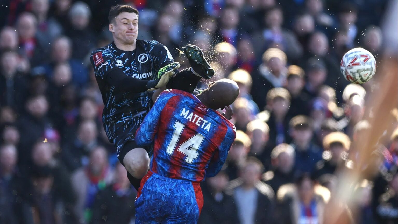 FA Cup 5th round LIVE: Jean-Philippe Mateta injury latest after striker is rushed to hospital during Palace vs Millwall