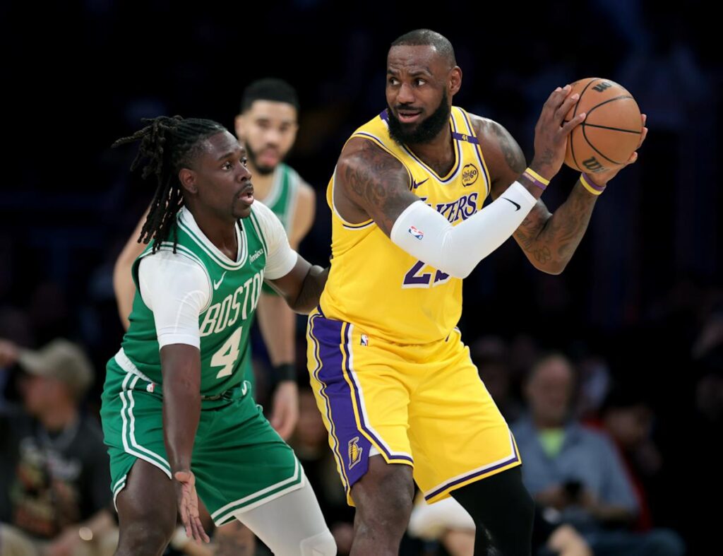 Tickets for Saturday’s Lakers-Celtics matchup are most expensive ever for Boston home game