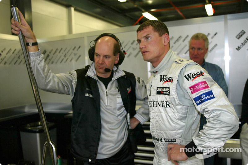 Coulthard's existing relationship with Newey helped attract the designer to Red Bull