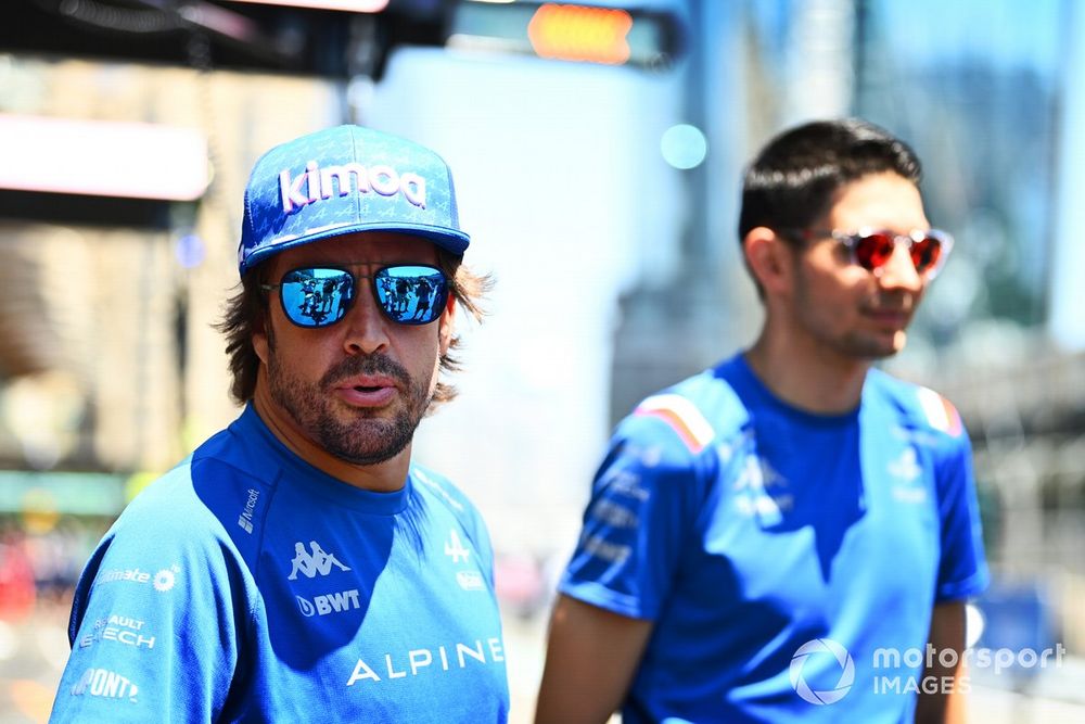 Fernando Alonso, Alpine, Esteban Ocon, Alpine