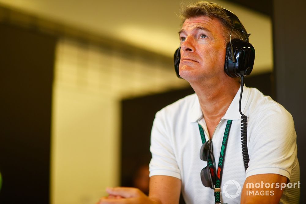 Graeme Lowdon in the Stake F1 Team KICK Sauber garage