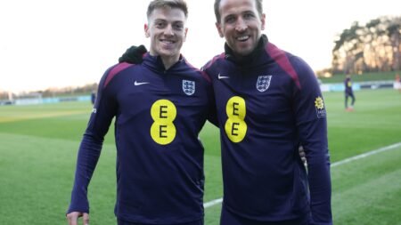 ‘Just incredible’ – Harry Kane blows Liam Delap away with what he did in first England training session