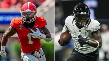 Trevor Etienne vs. Travis Etienne Combine 40 times: How the Georgia RB’s speed compares to NFL brother