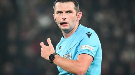 ‘We’re the laughing stock’ – Ex-referees chief demands Michael Oliver is AXED for ‘missing’ horror challenge on Mateta