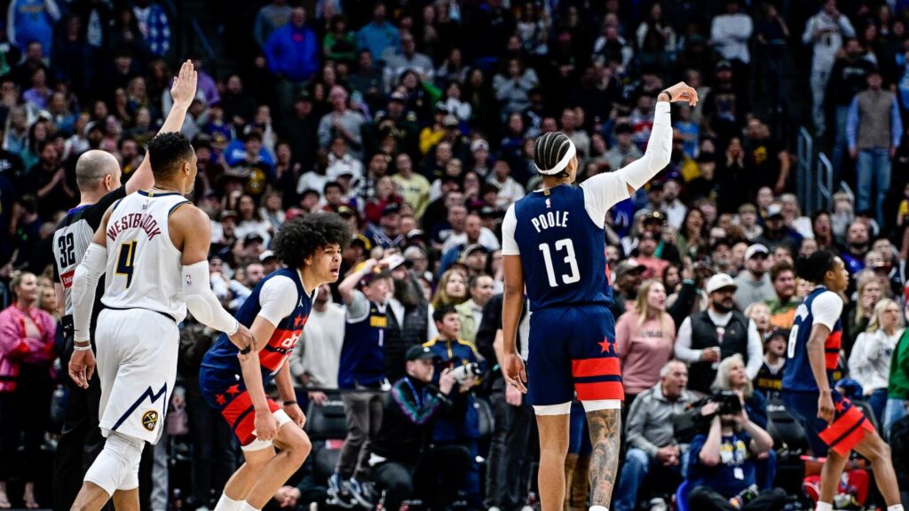 Watch Jordan Poole’s deep game-winner lift Wizards past Nuggets