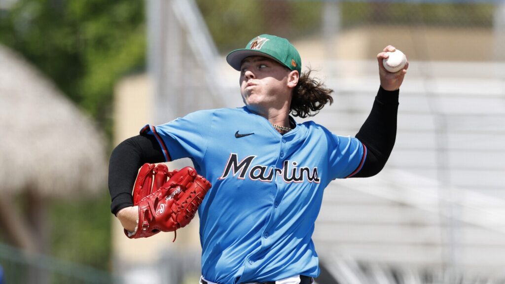 Marlins pitcher Ryan Weathers sidelined with forearm strain