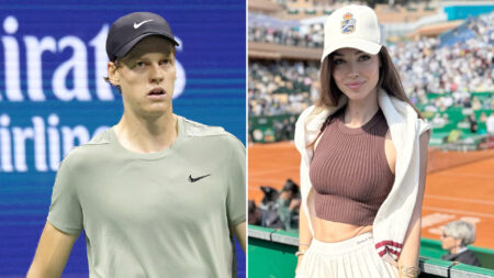 Jannik Sinner sparks romance rumours as he gets up close and personal with Oscar winner’s ex, 31, after break-up