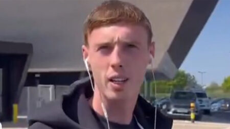 ‘This guy is stupid’ – Moment Cole Palmer gets annoyed as Chelsea stars try to settle ‘100 men vs gorilla’ debate