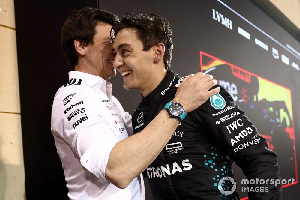 George Russell, Mercedes, Toto Wolff, Mercedes