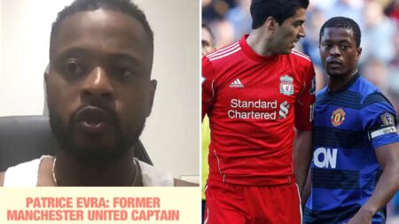 Luis Suarez responds to Patrice Evra fight challenge as Man Utd legend gives update on MMA debut
