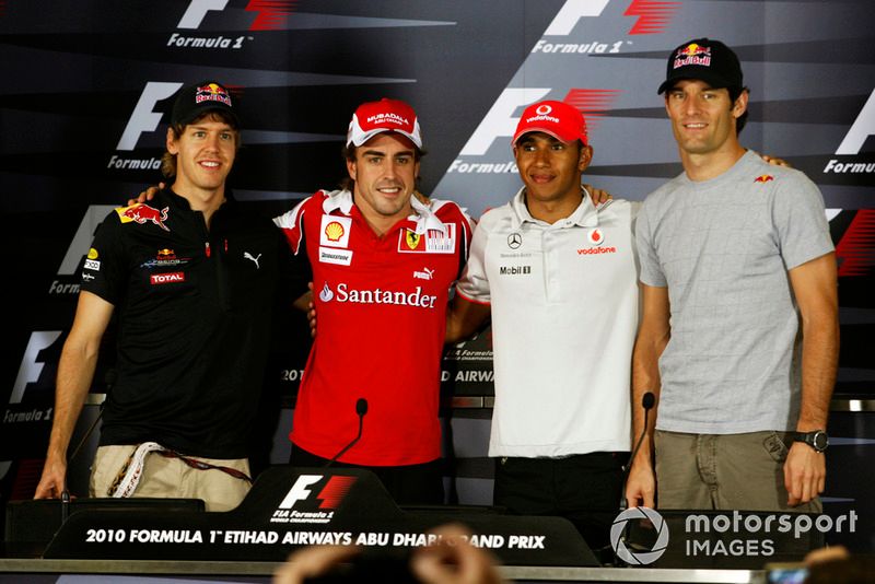 It went down to the wire, with Alonso and Hamilton hoping to profit from the Red Bull civic war, but Vettel came out on top