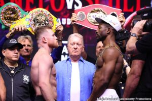 Canelo Alvarez 167.1 vs. William Scull 166.1 – Weigh-in Results for Saturday