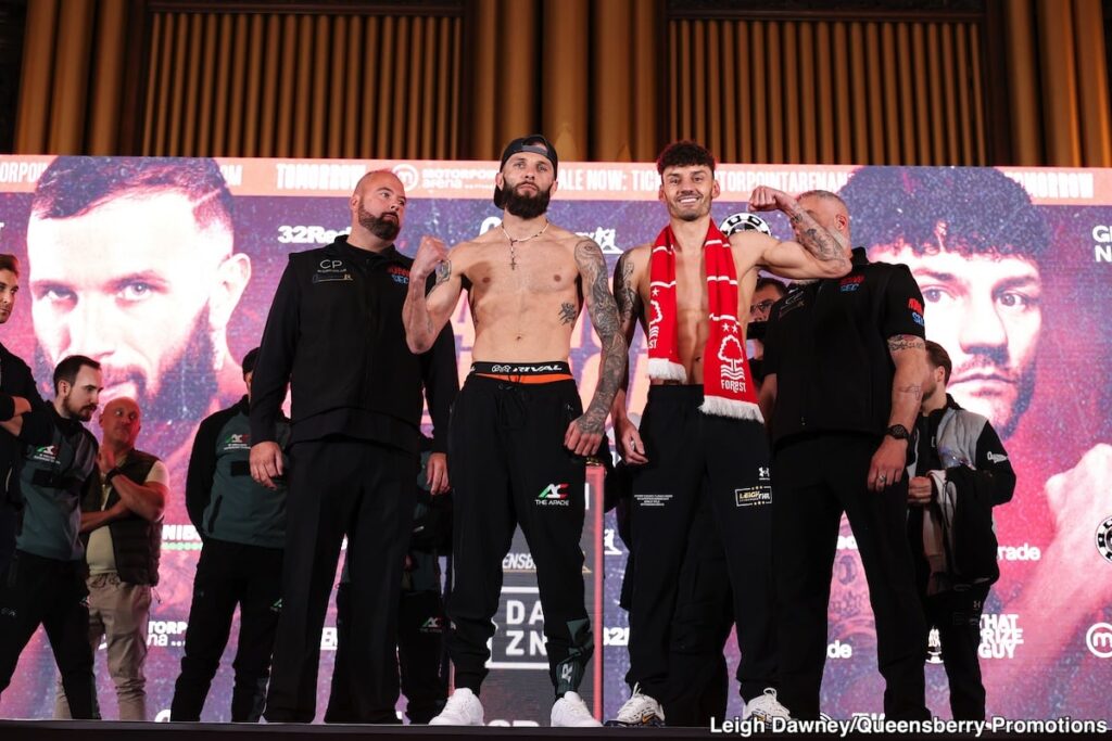 Tonight’s Live Results: Anthony Cacace vs. Leigh Wood – From Nottingham