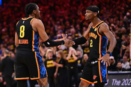 NBA playoffs: Thunder steamroll Nuggets in Game 2, with postseason-record 87 first-half points