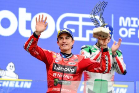 Marquez hails surge in MotoGP points lead as brother and Bagnaia fail to score