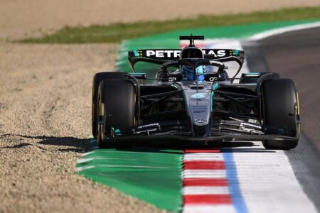 “Dead slow” Mercedes suffering in heat again at F1 Imola GP
