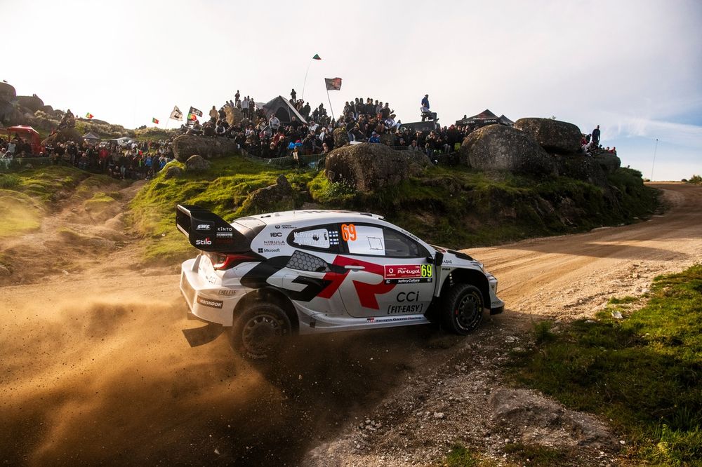 Rovanpera hasn't unlocked the sweetspot with Hankook's gravel tyres, but showed an upturn in form in Portugal compared to his last gravel outing